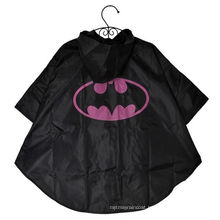 PVC child raincoat with cartoon printing